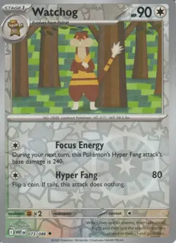 POKEMON - WATCHDOG - 073/086 - WHITE FLARE - REVERSE HOLO - Image 1