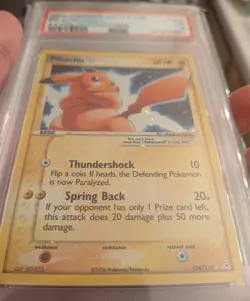 Pokemon Pikachu Gold Star 104/110 Holon Phantoms PSA 5 2006 - Image 3