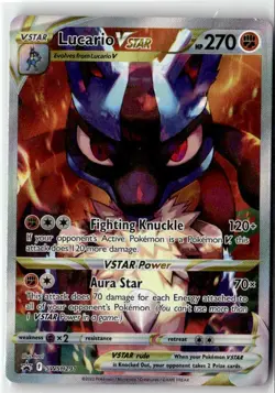 2023 SWORD & SHIELD PROMO LUCARIO VSTAR SWSH291 FULL ART HOLO - Image 1