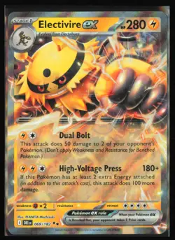 Electivire ex Holo #069/182 SV10: Destined Rivals - Pokemon TCG - NM - Image 1
