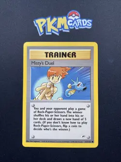 Pokemon TCG Misty's Duel Gym Heroes 123/132 Regular LP. - Image 1