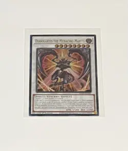 3x Yu-Gi-Oh! Diabolantis The Menacing Mantis #MP24-EN180 Ultra Rare 1st Ed (NM) - Image 4