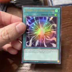 Yugioh! Super Polymerization CH01-EN033 Ultra Rare 1st Edition Near Mint - Image 2