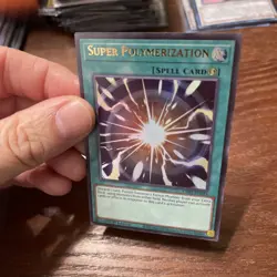 Yugioh! Super Polymerization CH01-EN033 Ultra Rare 1st Edition Near Mint - Image 3