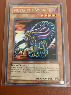 Yugioh Nuvia The Wicked LON-E013 (LP) - Image 1