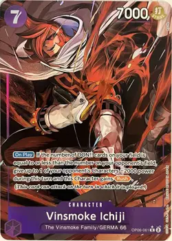 Vinsmoke Ichiji Alt Art OP06-061 - Wings Of The Captain - One Piece TCG - Image 1