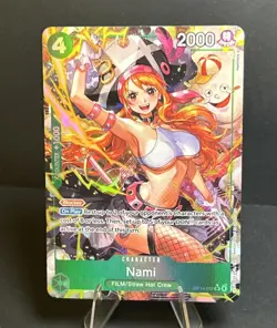 One Piece-Nami-SR Alt Art The Azure Sea’s Seven OP14-03 (English) - Image 3