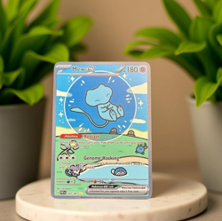 Mew ex Gold Metal Pokemon Card Collectible Gift/Display Stainless Steel - Image 1