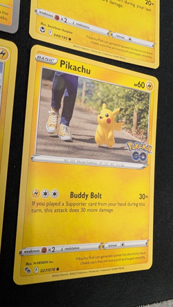 Pikachu Fans Pokemon Card Collection Set of 9 Pikachu English Cards NM - Image 2