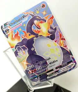 Charizard VMAX Pokemon Gold Metal Pokemon Card Collectible Gift/Display！ - Image 1