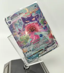 Gengar VMAX 320 Gold Metal Pokemon Card Collectible Gift Display - Image 1