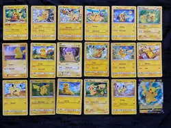 5 x Pikachu Pokemon Cards Collection Bundle Assortment TCG Rare Holo V Card - Image 1
