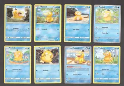 PSYDUCK Pokemon Card Collection Set of 8 NM English Cards Cute Misty's SM 151 - Image 1