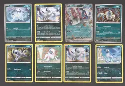 Absol Pokemon Card Collection Set of 8 English Cards Holo Rare NM EX - Image 1
