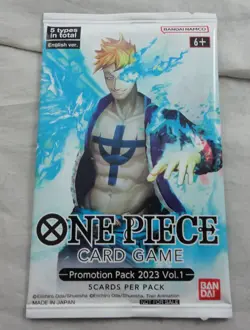 One Piece TCG Card Game Promotion Pack 2023 Vol. 1 SEALED English - Image 1