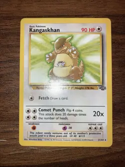 Lot Of 3 Pokemon WOTC Cards Pidgeot Nidoqueen Kangaskhan - Image 1