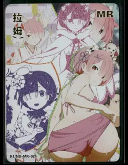 RAM RE;ZERO MR K1 DREAM HOLO Goddess Story DMG K1/NS-MR-024 Collectible Card - Image 1