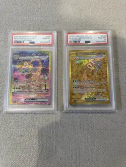 PSA 10 Alolan Exeggutor Ex Hyper US & Special Rare Art JP Pokemon Cards Combo - Image 1