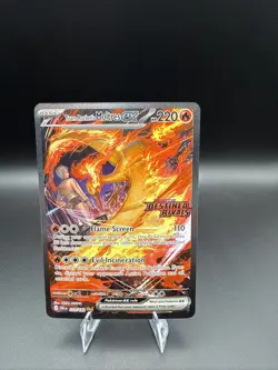Pokemon TCG Team Rockets Moltres EX Holo Card 229/182 Sir Destined Rivals - Image 1