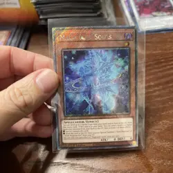 Yu-Gi-Oh! Magicians' Souls 1st Edition Platinum Secret Rare Card RA02-EN014 - Image 1