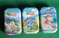 POKEMON - SINNOH STARS MINI TINS - EACH WITH COIN & ART CARD - NO BOOSTER PACKS - Image 1
