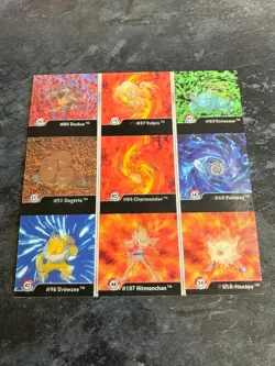 Pokemon Rare 1999 Artbox Lenticular Full Set Cards Uncut Sheets Excellent - Image 1