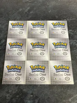 Pokemon Rare 1999 Artbox Lenticular Full Set Cards Uncut Sheets Excellent - Image 2
