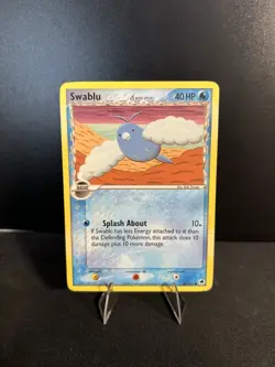 Swablu (Delta Species) 65/101 Dragon Frontiers Normal Pokemon TCG Card - Image 1