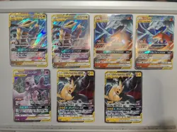 Pokemon Tag Team All Stars Japanese GX Lot Of 7 Cards Mew, Charizard, Pikachu NM - Image 1