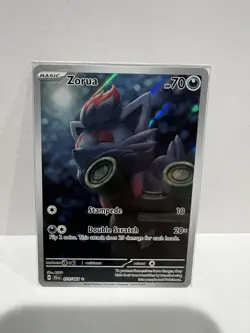 Pokemon TCG Zorua Shrouded Fable Holo Illustration Card 075/064 - Image 1
