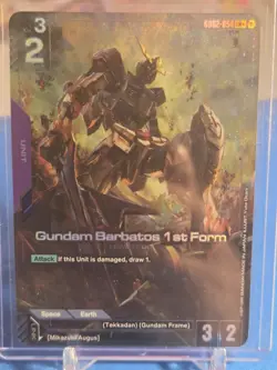 Gundam Barbatos 1st Form (LR+) GD02-054 Gundam TCG Card Game - Dual Impact - Image 1