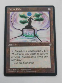 Zuran Orb Ice Age Artifact Magic the Gathering TCG Trading Card Mtg - Image 1