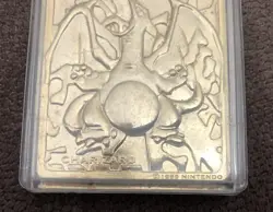 Pokemon Charizard 23k gold plated Trading card with Case Protection - Image 4