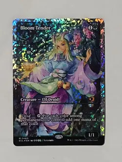 Bloom Tender 0400 Showcase | Fracture Foil |Lorwyn Eclipsed | JP | MTG - Image 1