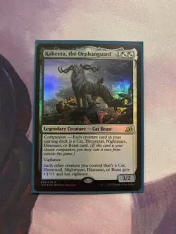 MTG Kaheera, the Orphanguard Ikoria: Lair of Behemoths Near Mint Foil - Image 1