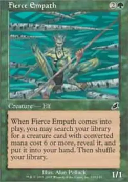 Fierce Empath - Foil PL/MP, English MTG Scourge - Image 1