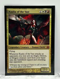 Kaalia of the Vast Oversized MTG Magic the Gathering - Commander Foil In Sleeve - Image 1