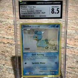 Shellos-East Sea Pokemon 2007 Secret Wonders #106 Origins Game Fair 2008 STAFF - Image 1