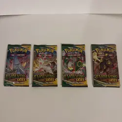 Nintendo Pokemon TCG Sword & Shield Evolving Skies Booster Pack 820650808777 - Image 1