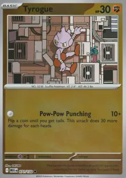 POKEMON - TYROGUE - 071/132 - MEGA EVOLUTION - REVERSE HOLO - Image 1