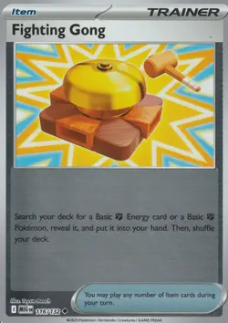 POKEMON - FIGHTING GONG - 116/132 - MEGA EVOLUTION - REVERSE HOLO - Image 1