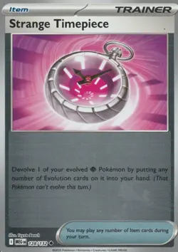 POKEMON - STRANGE TIMEPIECE - 128/132 - MEGA EVOLUTION - REVERSE HOLO - Image 1