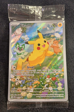 Pikachu 88 Black Star Promo Full Art Holo 2024 Pokemon TCG in org plastic - Image 1