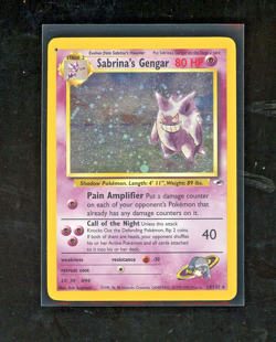 2000 Pokemon Gym Heroes Sabrina's Gengar 14/132 Holo Foil WOTC Unlimited - Image 1