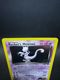 Rocket's Mewtwo 14/132 Gym Challenge Unlimited Holo Vintage Pokemon TCG - M3 - Image 5