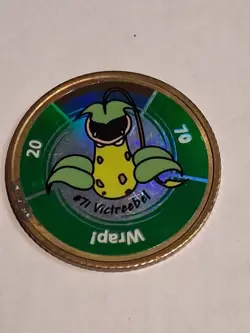 Vtg Lot Of 2 1999 Hasbro Pokemon Gold Battle Coins, Game - Image 5