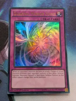 YuGiOh! Quaking Mirror Force BOSH-EN076 Ultra Rare - Image 1
