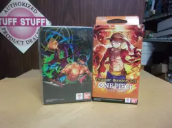 ONE PIECE TREASURE BOOSTERS SET + WINGS OF THE CAPTAIN DOUBLE PACK BOX LOT - Image 1