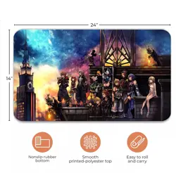 Kingdom Hearts Three Limited Mat Playmat Card MTG Yugioh Pokemon TCG card game - Image 2