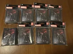 450+ Upper Deck Marvel Protector Collectible Card Sleeves Black Widow - Image 1